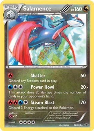 Salamence - 57/108/108 - Rare