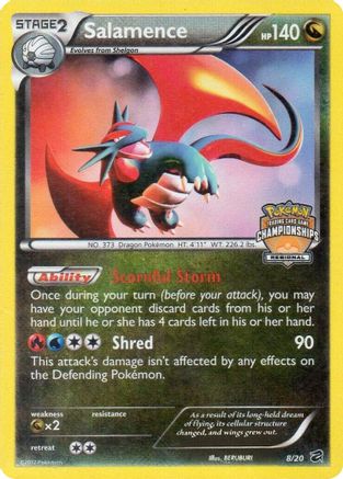 Salamence - 8/20 (Regional Championships)/20 - Reverse Holofoil - Promo