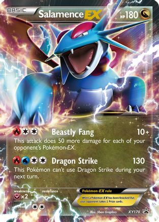 Salamence EX - XY170 - Holofoil - Promo