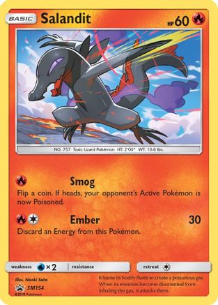 Salandit - SM154 - Holofoil - Promo