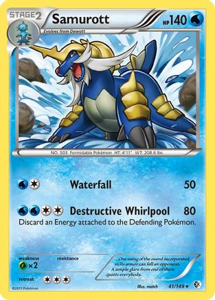 Samurott - Holofoil - Holo Rare