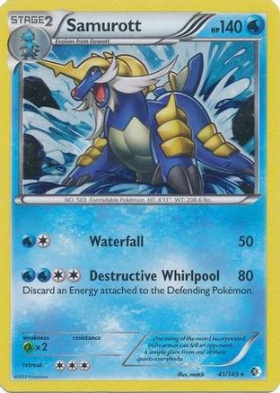 Samurott - 41/149 (Cosmos Holo)/149 - Holofoil - Promo
