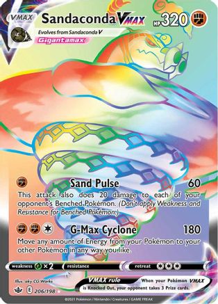 Sandaconda VMAX (Secret) 206 - Holofoil - Secret Rare