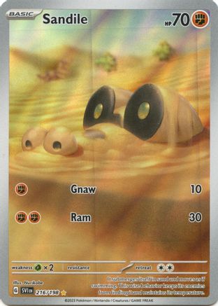 Sandile 216/198 - Holofoil - Illustration Rare
