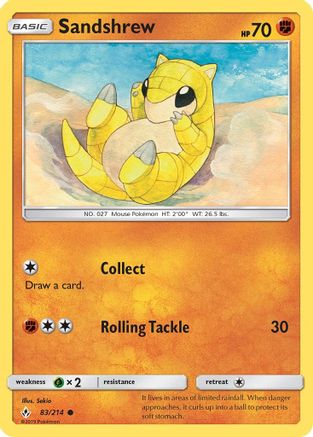 Sandshrew 083 - Common