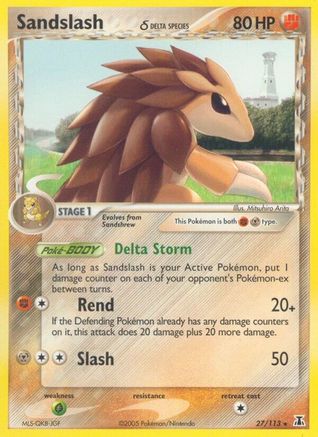 Sandslash (Delta Species) - Reverse Holofoil - Rare