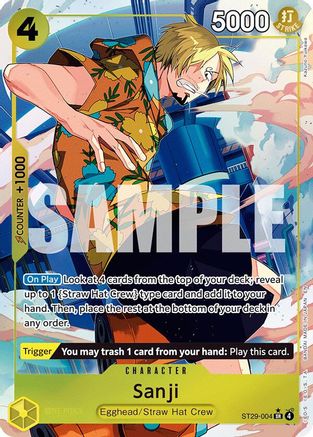 Sanji (Full Art) (ST29-004) - Super Rare