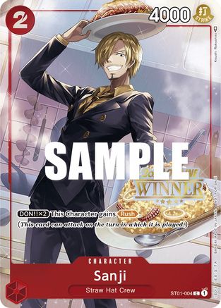 Sanji (Offline Regional 2023) [Winner] (ST01-004) - Promo