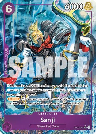 Sanji (Parallel) (OP07-064) - Super Rare