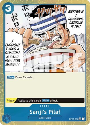 Sanji's Pilaf (Textured Foil) (OP03-056) - Uncommon