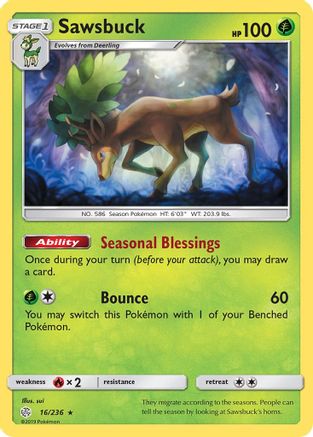 Sawsbuck - Holofoil - Holo Rare