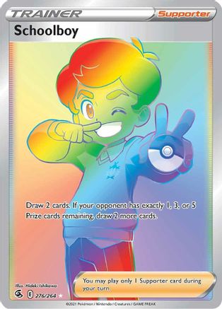 Schoolboy (Secret) 276 - Holofoil - Secret Rare