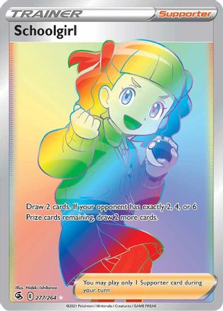 Schoolgirl (Secret) 277 - Holofoil - Secret Rare