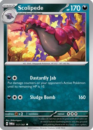 Scolipede 117  - Uncommon