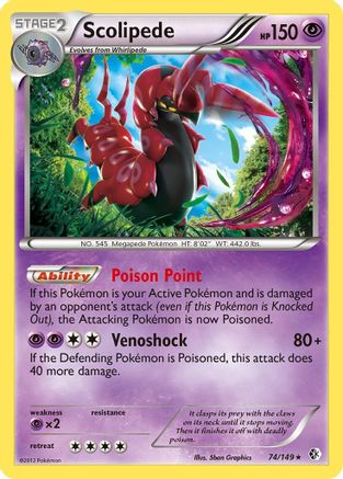 Scolipede - Holofoil - Holo Rare