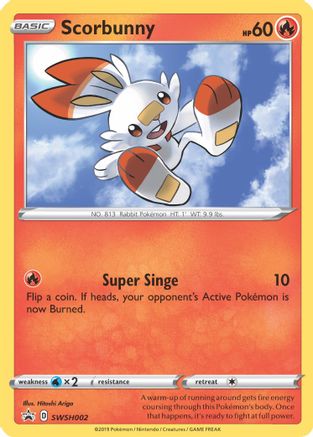 Scorbunny - SWSH002 - Holofoil - Promo