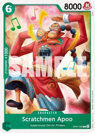 Scratchmen Apoo (OP07-028) - Common