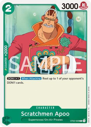 Scratchmen Apoo (ST02-008) - Common
