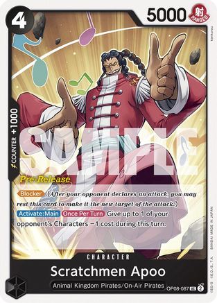 Scratchmen Apoo (OP08-087) - Uncommon