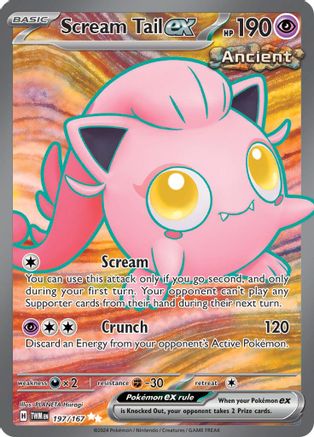 Scream Tail ex 197/167 - Holofoil - Ultra Rare