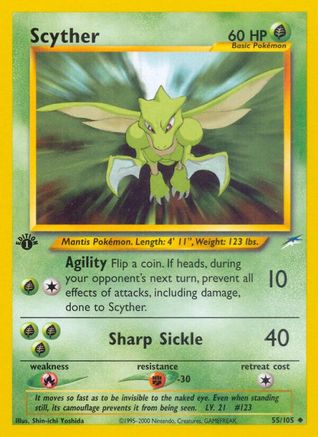 Scyther - 1st Edition - Uncommon