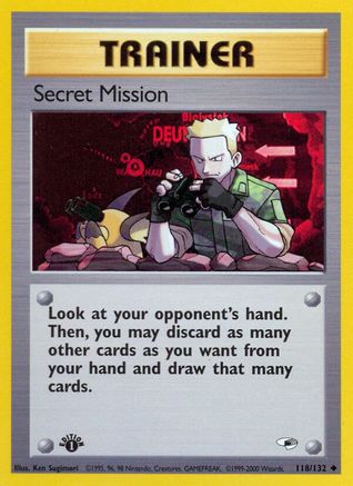 Secret Mission 118 - 1st Edition - Uncommon