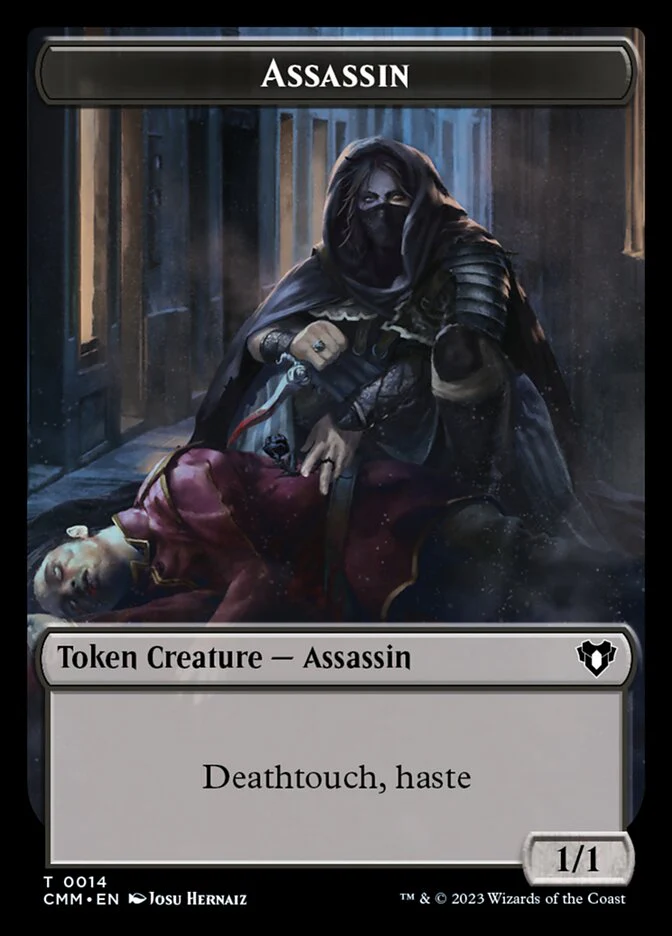 Servo // Assassin Double-Sided Token [Commander Masters Tokens] - Image 2