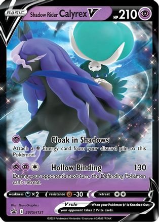 Shadow Rider Calyrex V SWSH131 - Holofoil - Promo