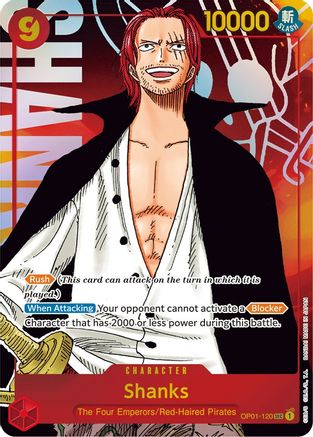 Shanks (Parallel) (OP01-120) - Secret Rare - Image 3