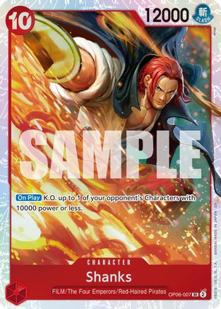 Shanks (Reprint) (OP06-007) - Super Rare