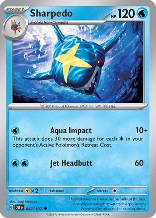 Sharpedo 047 - Uncommon
