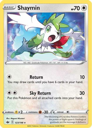 Shaymin 123 - Holofoil - Holo Rare