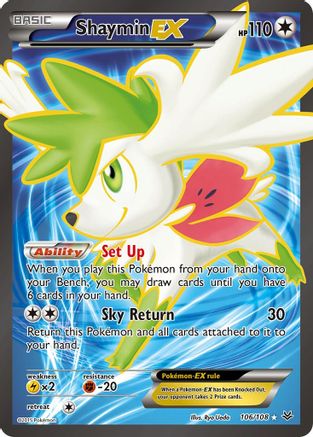Shaymin EX (106 Full Art) (106 Full Art) 106 - Holofoil - Ultra Rare