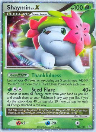 Shaymin Lv.X (Land Forme) - Holofoil - Ultra Rare