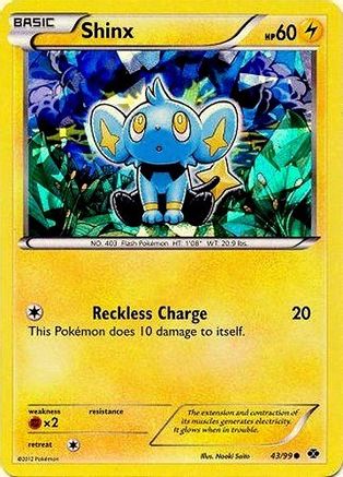 Shinx - 43/99 (Cracked Ice Holo)/99 - Holofoil - Promo