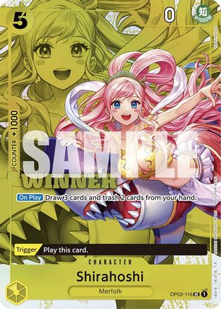 Shirahoshi (Winner Pack Vol. 6) (OP03-116) - Uncommon