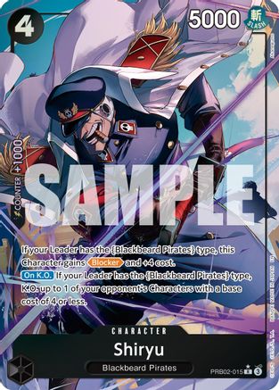 Shiryu (Alternate Art) (PRB02-015) - Rare