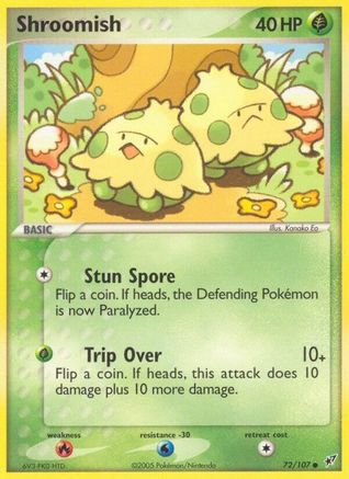 Shroomish 072/107 - Reverse Holofoil - Common