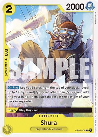 Shura (Tournament Pack Vol. 7) (OP05-106) - Rare