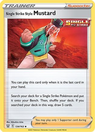 Single Strike Style Mustard 134/163 - Uncommon