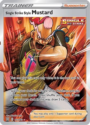 Single Strike Style Mustard (Full Art) 163 - Holofoil - Ultra Rare