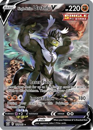Single Strike Urshifu V (Alternate Full Art) 151 - Holofoil - Ultra Rare