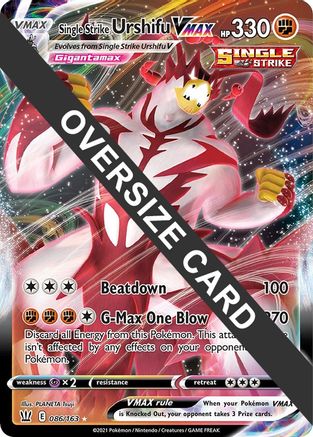Single Strike Urshifu VMAX - 086/163/163 - Holofoil - Promo