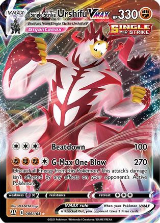 Single Strike Urshifu VMAX 086 - Holofoil - Ultra Rare