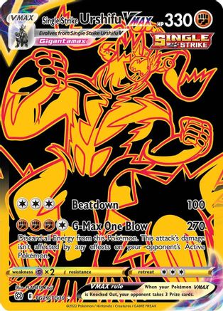 Single Strike Urshifu VMAX (Secret) TG29 - Holofoil - Ultra Rare