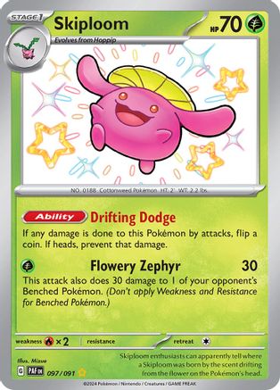 Skiploom 097 - Holofoil - Shiny Rare