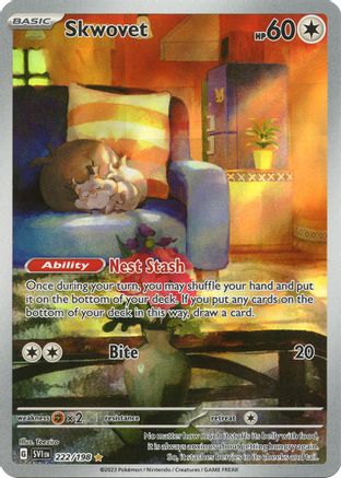 Skwovet 222/198 - Holofoil - Illustration Rare