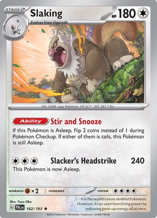 Slaking 162 - Holofoil - Rare
