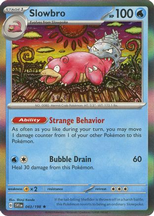 Slowbro 043 - Holofoil - Rare