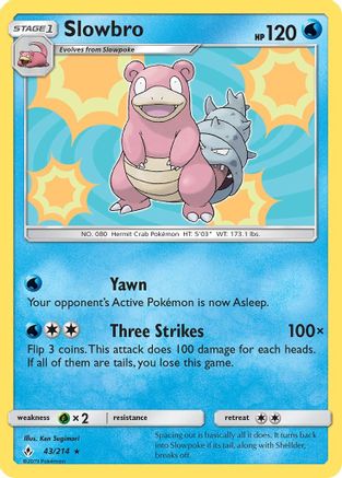 Slowbro 043 - Holofoil - Holo Rare